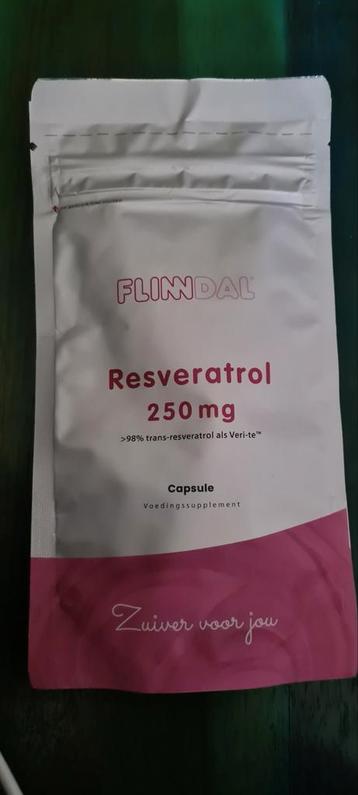 Resveratrol 250mg - Nieuw! beschikbaar voor biedingen
