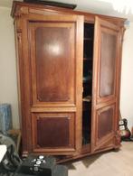 antieke 19e eeuwse mahoniehouten kast, Antiek en Kunst, Antiek | Meubels | Kasten, Ophalen