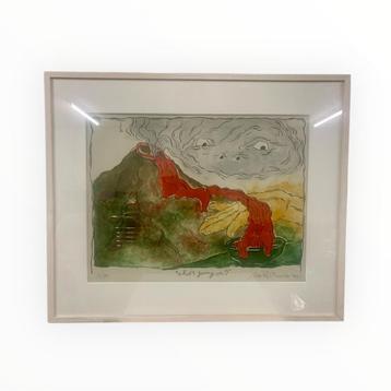 Litho Mark Brusse - "What's going on?"- Barth lijst beschikbaar voor biedingen