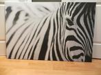 IKEA Schilderij Zebra Zwart Wit Mooie details Afm 78x110 cm, Huis en Inrichting, Woonaccessoires | Schilderijen, Tekeningen en Foto's