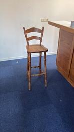 3 Ouderwetse Houten Barkrukken, Ophalen, Gebruikt, Met voetsteun, 60 tot 90 cm