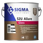 Sigma allure gloss 2,5L ral 9010 wit ral 7016 ral 7021, Ophalen of Verzenden, Zo goed als nieuw