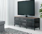 Tv bench, Ophalen, 100 tot 150 cm, Zo goed als nieuw, Metaal