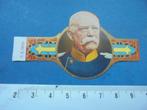 Oude sigarenband portret Bismarck met nr. GK 30032, Ophalen of Verzenden, Zo goed als nieuw, Sigarenbandjes