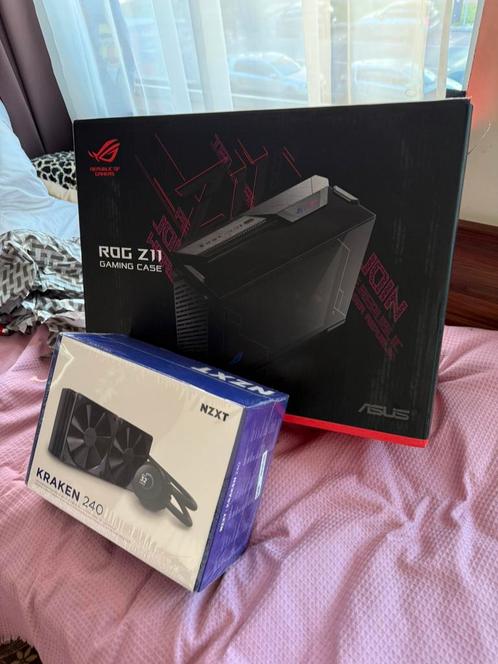 New ASUS ROG z11 pc case+new aio NZXT KRAKEN 240mm, Computers en Software, Computerbehuizingen, Nieuw, Ophalen of Verzenden