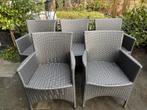 11 wicker tuinstoelen, Tuin en Terras, Ophalen, Gebruikt, Wicker