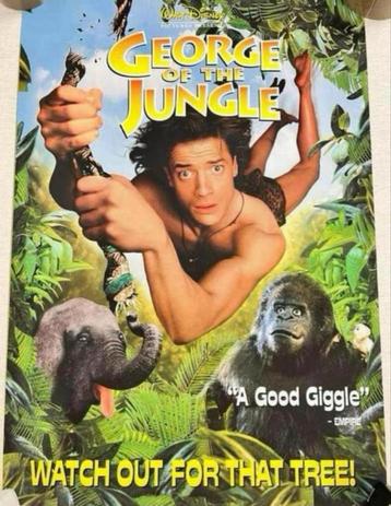 2x Filmposter XL film poster George Jungle & Over the hedge beschikbaar voor biedingen
