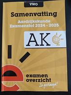 ExamenOverzicht - Samenvatting Examenstof Aardrijkskunde VWO, Ophalen of Verzenden, Nederlands, Overige niveaus, ExamenOverzicht