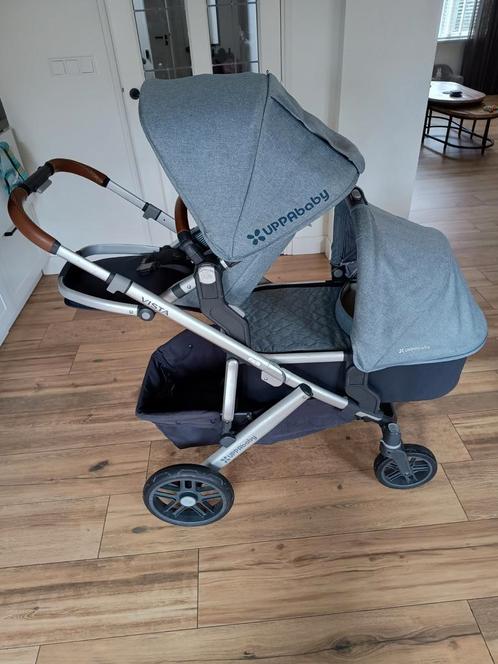 Uppababy v2, Kinderen en Baby's, Kinderwagens en Combinaties, Zo goed als nieuw, Combiwagen, Overige merken, Duowagen, Met reiswieg