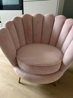 Roze en groene schelp stoel Richmond, Ophalen, Gebruikt, 75 tot 100 cm, Stof