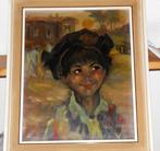 Schilderij. Zigeuner meisje. Gesigneerd J. Kleyn.Goede staat, Ophalen of Verzenden