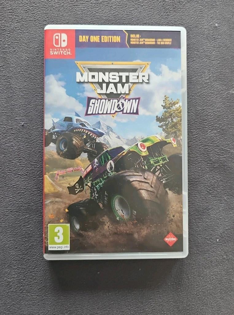 Monster Jam Showdown - Nintendo Switch, 1 speler, Racen en Vliegen, Ophalen of Verzenden, Zo goed als nieuw