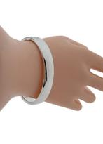 Zilveren Slavenarmband / Bangle Ovaal 10 mm, -, -, Occasion sieraad, Ophalen of Verzenden