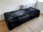 Pimp uw slaapbank/sofa met deze nieuwe langharige bonthoes., Eenpersoons, Zwart, Nieuw, Ophalen of Verzenden