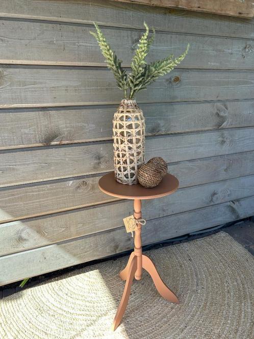 Plantentafel Chestnut Marel, Huis en Inrichting, Tafels | Bijzettafels, Zo goed als nieuw, Rond, 45 tot 60 cm, Minder dan 55 cm