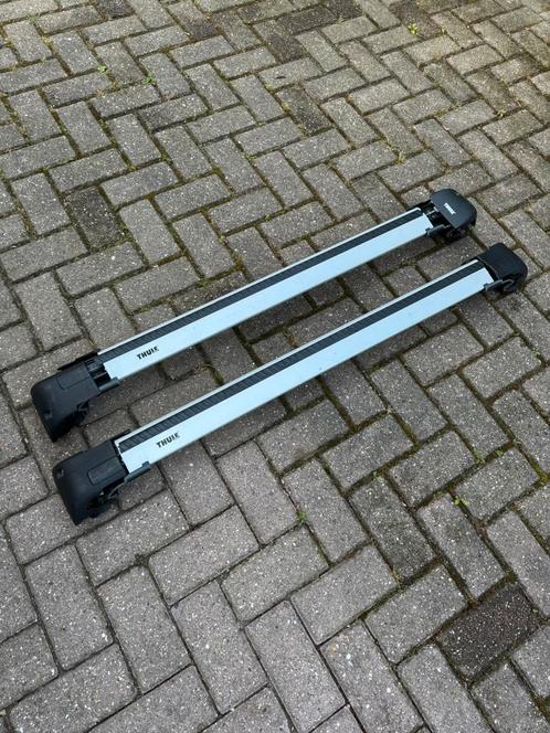 Thule wingbar edge 308sw gesloten dakrailing, Auto diversen, Dakdragers, Gebruikt, Ophalen