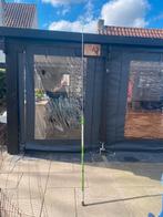 k19 - telescopische binnenwaterhengel 4 meter, Watersport en Boten, Ophalen of Verzenden, Gebruikt, Werphengel