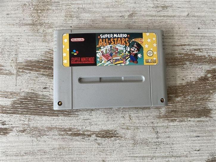 super nintendo super mario all stars nintendo [1251], Spelcomputers en Games, Games | Nintendo Super NES, Zo goed als nieuw, 1 speler