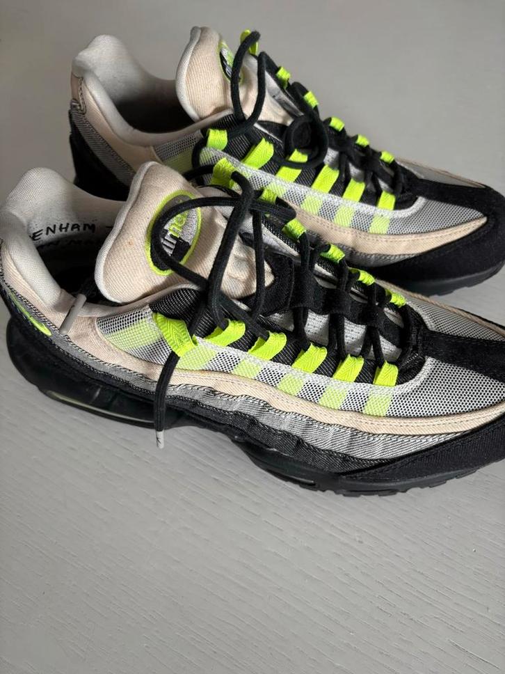 Nike Air Max 95 Denham - Maat 45,5 (US 11,5), Kleding | Heren, Schoenen, Zo goed als nieuw, Sneakers of Gympen, Zwart, Ophalen of Verzenden