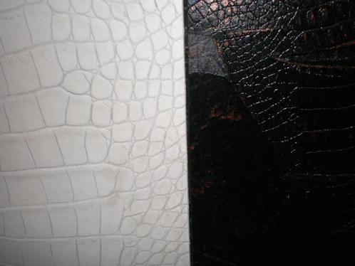 INTERIEURPANELEN LEATHERLOOK PLATEN, Huis en Inrichting, Stoffering | Behang, Wit, Ophalen of Verzenden