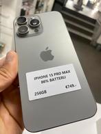 IPhone 15 Pro Max 256GB 86% in nieuwstaat met garantie!!, Ophalen of Verzenden, Zo goed als nieuw, Blauw, 256 GB