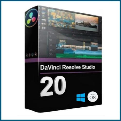 DaVinci Resolve – Studio 20 Volledige Versie Win/MacOS, Computers en Software, Audio-software, Nieuw, MacOS, Windows, Ophalen