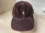 Polo Ralph Lauren Pet Corduroy Met Lederen Bandje Cap, Ophalen, Nieuw, One size fits all, Pet