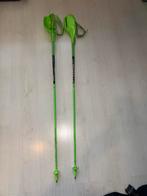 Komperdell slalom carbon skistokken 120cm met kap, Gebruikt, Stokken, 100 tot 140 cm, Skiën