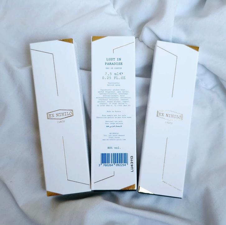 NU €20 ‼️ Ex Nihilo Lust in Paradise parfum 7,5 ml niche, Sieraden, Tassen en Uiterlijk, Uiterlijk | Parfum, Ophalen of Verzenden