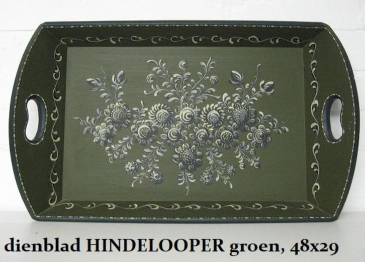 HINDELOOPER schilderwerk, set nieuwe dienbladen, Antiek en Kunst, Kunst | Overige Kunst, Ophalen of Verzenden