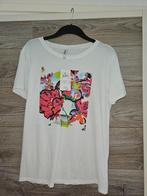 NIEUW wit t-shirt met gekleurde print maat M, Maat 38/40 (M), Wit, Nieuw, Ophalen of Verzenden