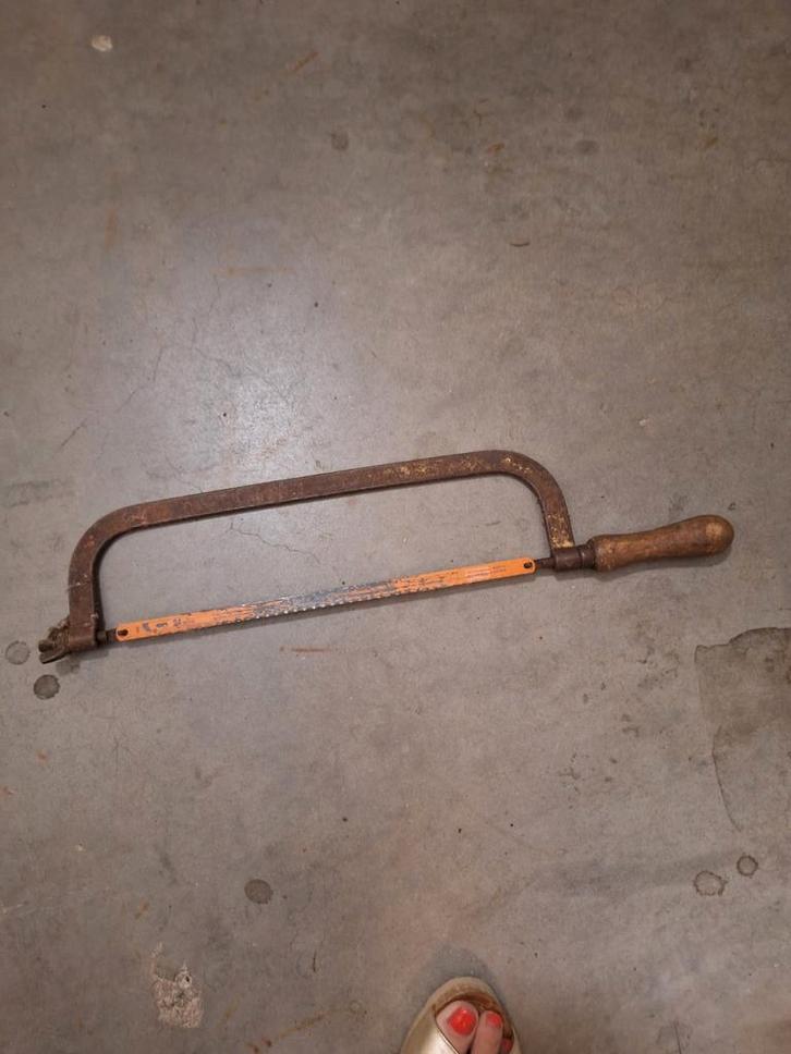 Vintage Handzaag, Doe-het-zelf en Verbouw, Gereedschap | Handgereedschap, Gebruikt, Ophalen of Verzenden
