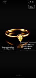 Diamond ring, Sieraden, Tassen en Uiterlijk, Ringen, Ophalen of Verzenden, Dame, Goud, Goud