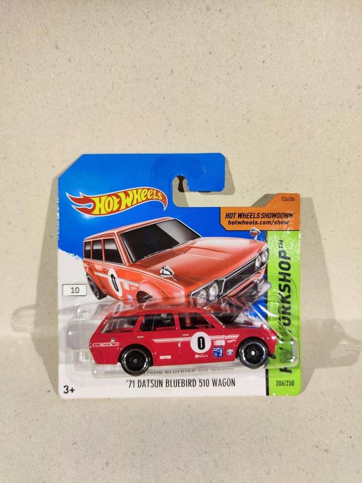 Hot Wheels '71 Datsun Bluebird 510 Wagon, Hobby en Vrije tijd, Modelauto's | Overige schalen, Nieuw, Auto, Ophalen of Verzenden