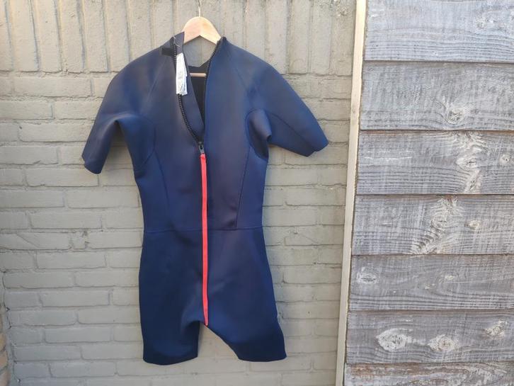 Wetsuit shorty Olaian decathlon XL 1.5mm navy blue, Watersport en Boten, Watersportkleding, Zo goed als nieuw, Wetsuit, Heer, Ophalen of Verzenden