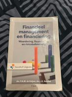 Financieel Management en financiering, Ophalen of Verzenden, Gelezen, Economie en Marketing, PAM de Keijzer en JE Renaud