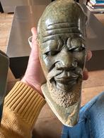 Handgemaakt Shona-beeld uit Zimbabwe, in serpentijnsteen, Ophalen of Verzenden