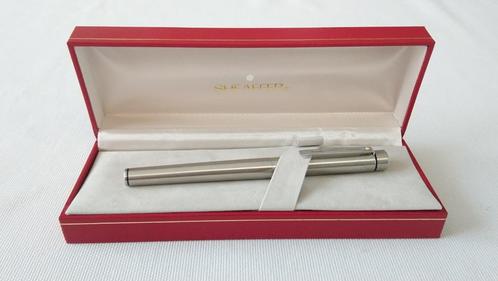 Sheaffer Targa CT met stalen B-nib, Verzamelen, Pennenverzamelingen, Zo goed als nieuw, Vulpen, Sheaffer, Met doosje, Ophalen of Verzenden