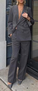 Grijze, Antraciet JoshV, Josh V Wide leg pantalon in maat S., Ophalen of Verzenden, Zo goed als nieuw, Maat 36 (S), Grijs