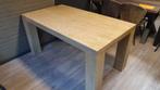 Stonewash eiken eettafel van 90x160cm, model Merano