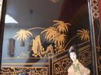 Vintage Chinees wandpaneel met parelmoer(1), Ophalen of Verzenden