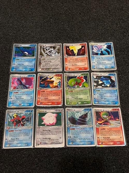 Pokemon 12 oude ex kaarten - (zie beschrijving), Hobby en Vrije tijd, Verzamelkaartspellen | Pokémon, Zo goed als nieuw, Meerdere kaarten