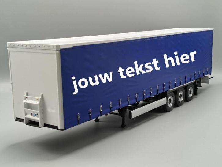 Solido 1:24 Huiftrailer 2021 - gepersonaliseerd of blanco, Hobby en Vrije tijd, Modelauto's | 1:24, Nieuw, Bus of Vrachtwagen
