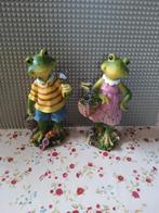 Kikker Beelden Set, Tuin en Terras, Ophalen of Verzenden, Zo goed als nieuw, Kunststof, Dierenbeeld