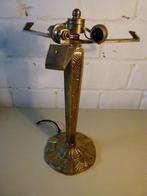 Art deco voet tafellamp bajonetlampen, Antiek en Kunst, Antiek | Lampen, Ophalen
