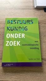 Sandra van Thiel - Bestuurskundig onderzoek, Sandra van Thiel, Maatschappij en Samenleving, Ophalen of Verzenden, Zo goed als nieuw