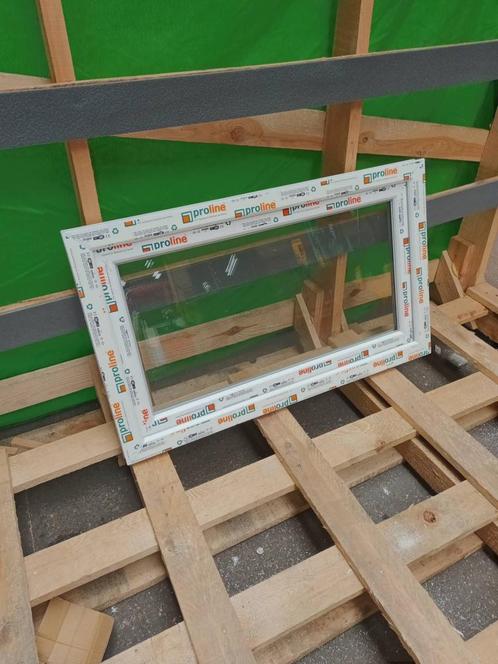 Kunststof Kiep kozijn  b100 x h60 cm Wit  -2261-, Doe-het-zelf en Verbouw, Kozijnen en Schuifpuien, Gebruikt, Raamkozijn, Kunststof