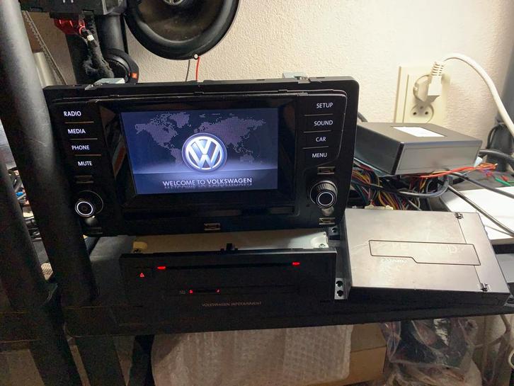 Volkswagen Infotainment Systeem navigatie module, Auto diversen, Autonavigatie, Gebruikt, Ophalen of Verzenden