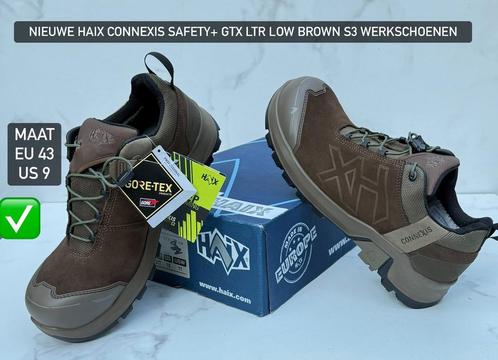 HAIX CONNEXIS SAFETY+ GTX LTR S3 WERKSCHOEN NIEUW MAAT 43, Kleding | Heren, Schoenen, Nieuw, Werkschoenen, Overige kleuren, Ophalen of Verzenden