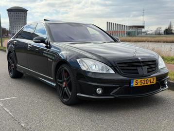 Mercedes-Benz S-Klasse 6.2 S63 AMG Lang AUT 2008 Zwart beschikbaar voor biedingen